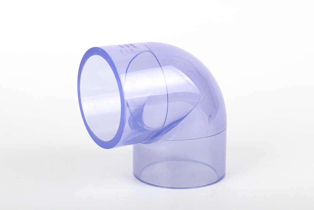 绥滨透明 90 度弯头